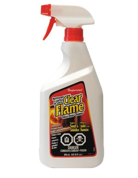 Imperial KK0290 Clear Flame Glass Cleaner, 22 Oz