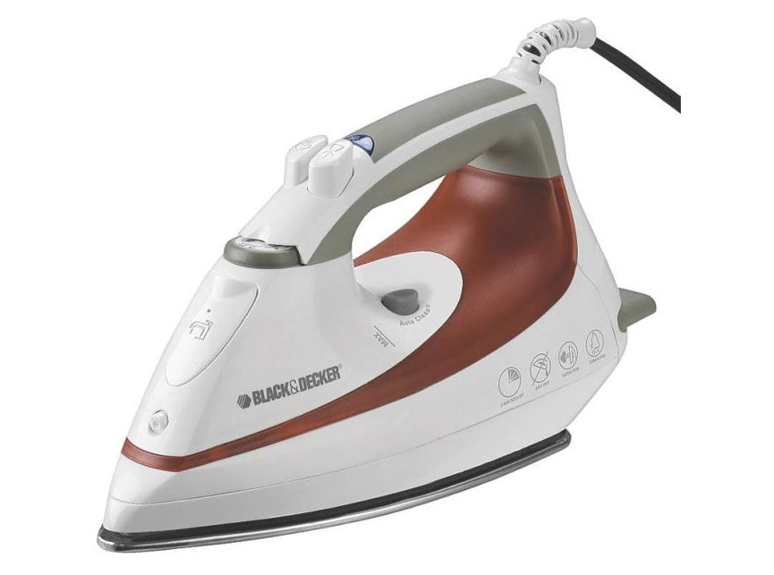 Black & Decker IR1070S-3 Smart Steam Iron, 1200 Watt, Stainless Steel