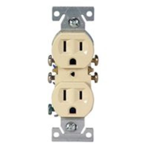 Cooper Wiring C270V 3-Wire Duplex Receptacles, Ivory