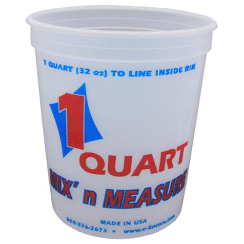 Encore Plastics 41032 Mix-N- Measure Container, 1 Quart