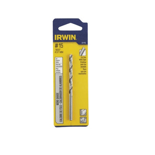 Irwin 81115 High Speed Steel Wire Gauge Drill Bit, 2-3/16" x 3-3/8"