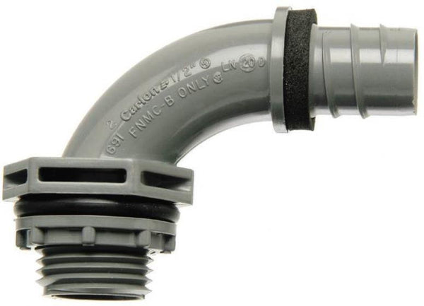 Carlon LN20FA-CAR Flexible Liquidtight Elbow, 90 Degree, 1"