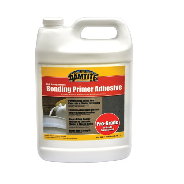 Damtite 05610 Bonding Primer Adhesive, White, 1 Gallon