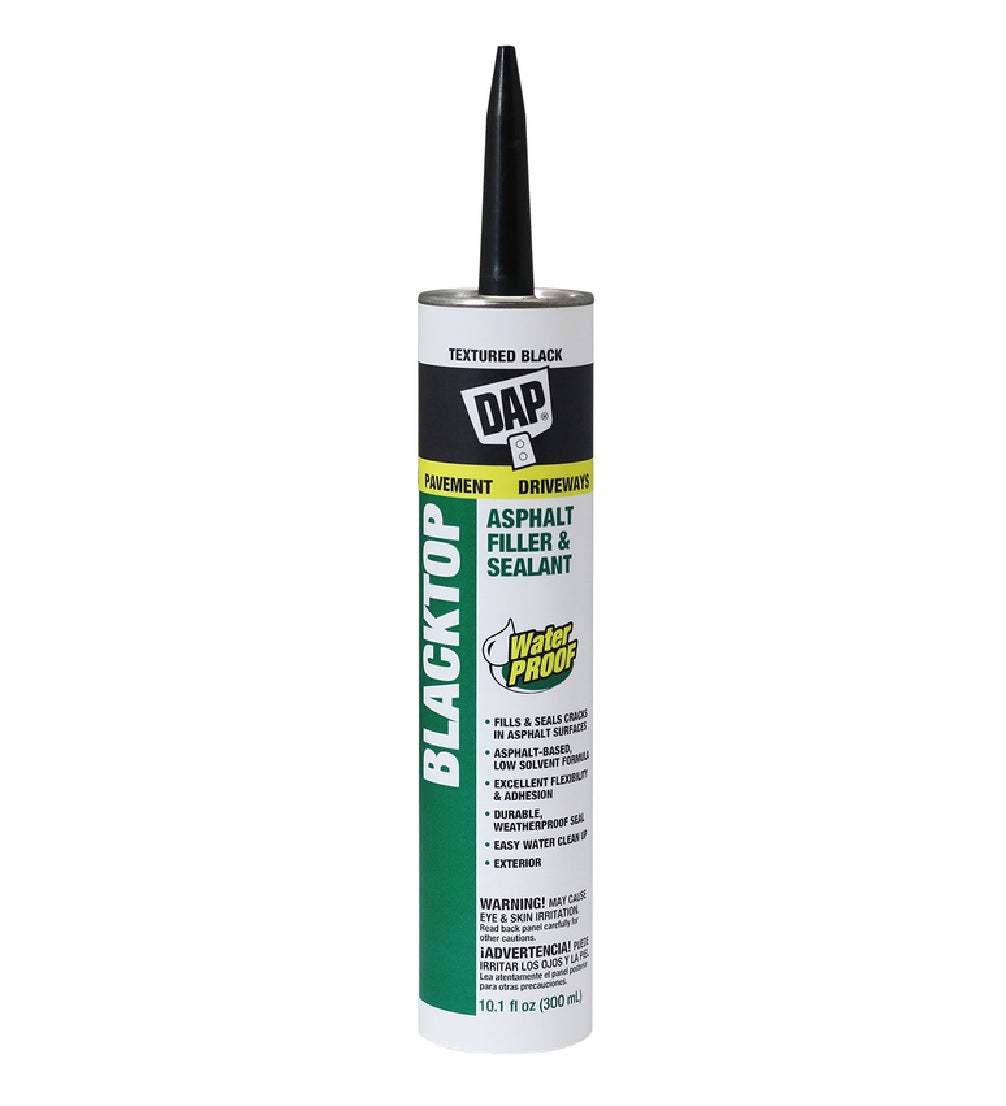 DAP 27065 Blacktop Asphalt VOC-Compliant Filler & Sealant, Black, 10.1 Oz