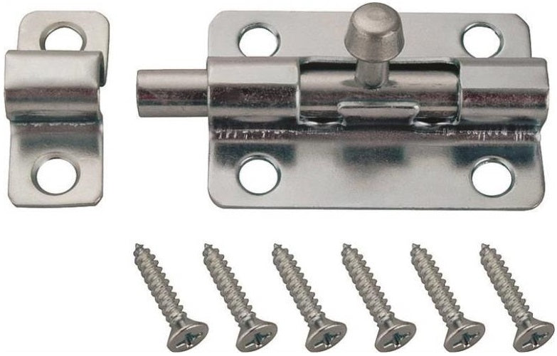 Prosource CL-205-PS Barrel Bolt, 4", Zinc Plated
