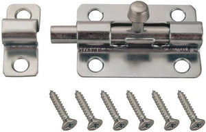 Prosource CL-205-PS Barrel Bolt, 4", Zinc Plated