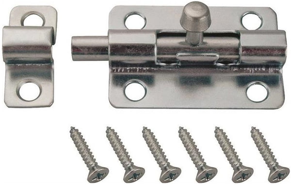 Prosource CL-205-PS Barrel Bolt, 4", Zinc Plated