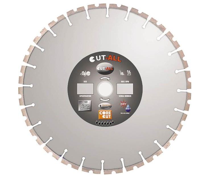 Diamond Products 86709 Multi Purpose Diamond Saw Blade, 18"