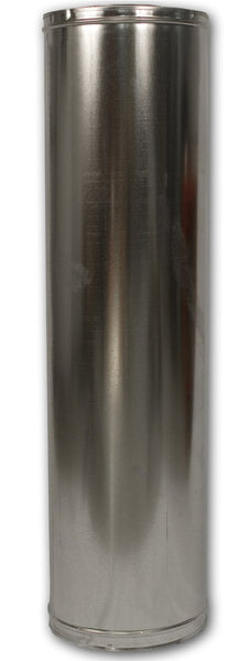 FMI 48-8DM Insulated Chimney Pipe, 48", Galvanized