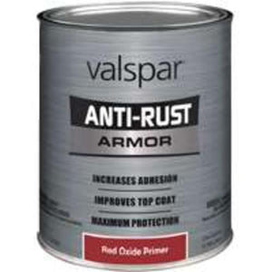 Valspar 044.0021851.005 Anti-rust Armor Metal Primer Enamel, Red Oxide, 1 Quart