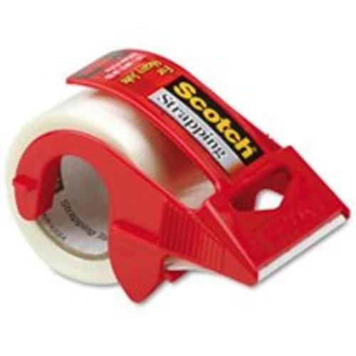 Scotch 50 Reinforced Strength Strapping Tape Dispenser 2 x 360 Clear