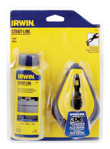 Irwin 1932883 Strait-Line Chalk and Reel Set, 100 Feet