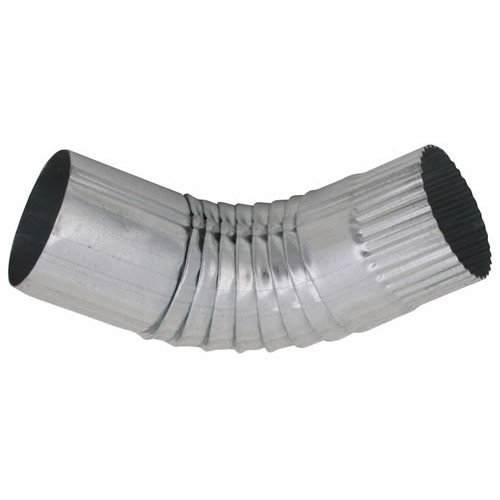 Billy Penn 05106 Plane Round Gutter Elbow, 3", Galvanized