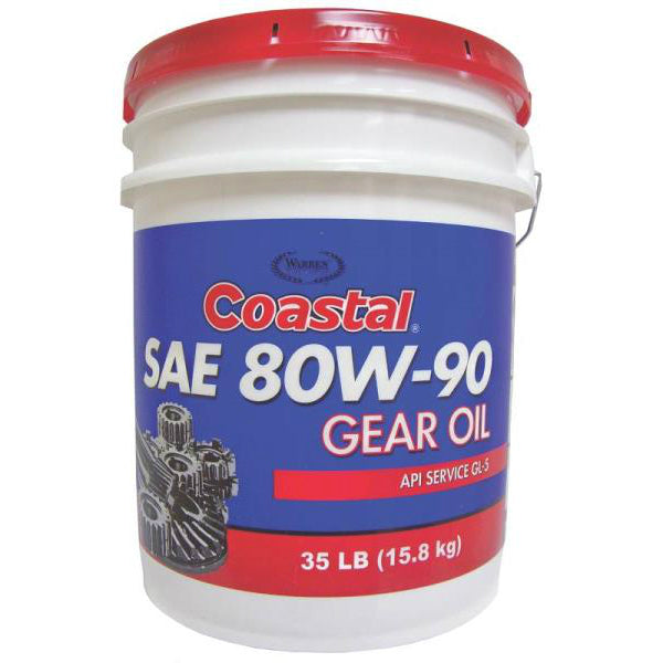 Coastal 12217 Premium GL-5 80W-90 Gear Oil, 35 Gallon
