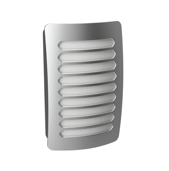 AmerTac NL-DPLV-N Westek Louver Decoplug LED Night Light, Satin Nickel