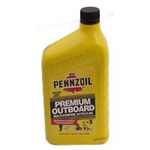 Pennzoil 550035261/3857 Outboard and Multi-Purpose 2-Cycle Oil, 1 Quart