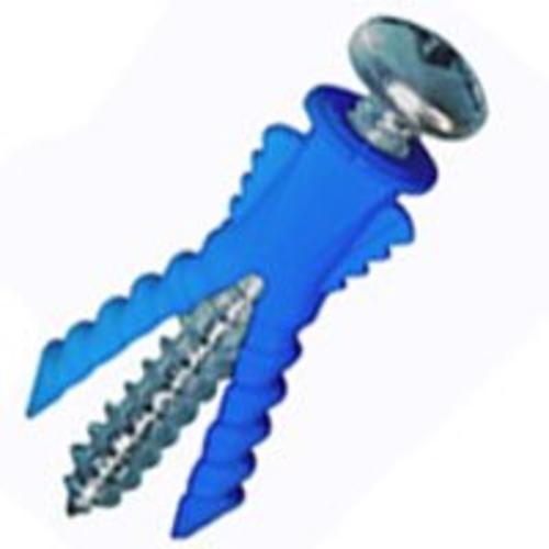 Cobra Anchors 193R Plastic Wall Anchor With Screw, #8-10 x 1-1/4", 20/ Pack