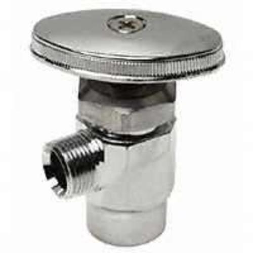 Plumb Pak PP20060LF Water Supply Line Valves, Chrome, 1/2" x 3/8"