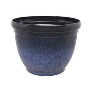 Landscapers Selec PT-S028 Resin Planter, Blue Stain Finish, 22"