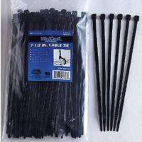 ProSource CV190W-1003L Cable Tie, Nylon, Black