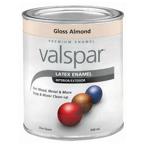 Valspar 410.0065004.005 Enamel Paint, Almond