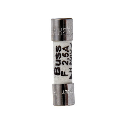 Jandorf 60667 GDA Ceramic Tube Fuse, 2.5 Amp