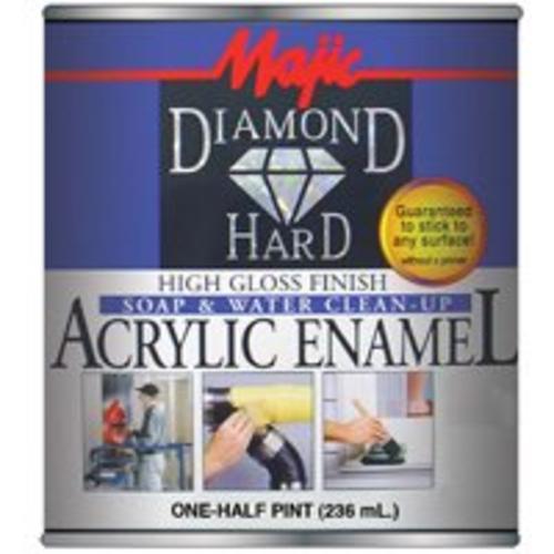 Majic 8-1508-4 Diamond Hard Acrylic Enamel, Light Yellow, Gloss