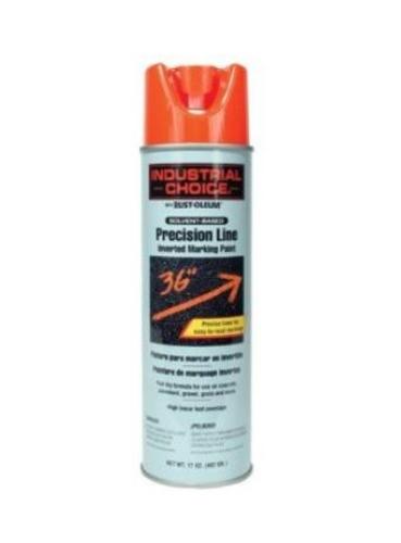 Industrial Choice 1662838 Precision Line Inverted Marking Spray, 17 Oz, Fluorescent Red