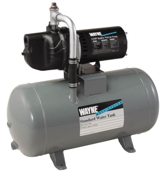 Wayne 56910 Shallow Well Jet with Tank, 1/2 HP