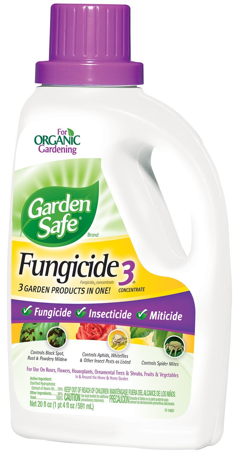 Garden Safe HG-10411X Fungicide3 Concentrate, 20 Oz