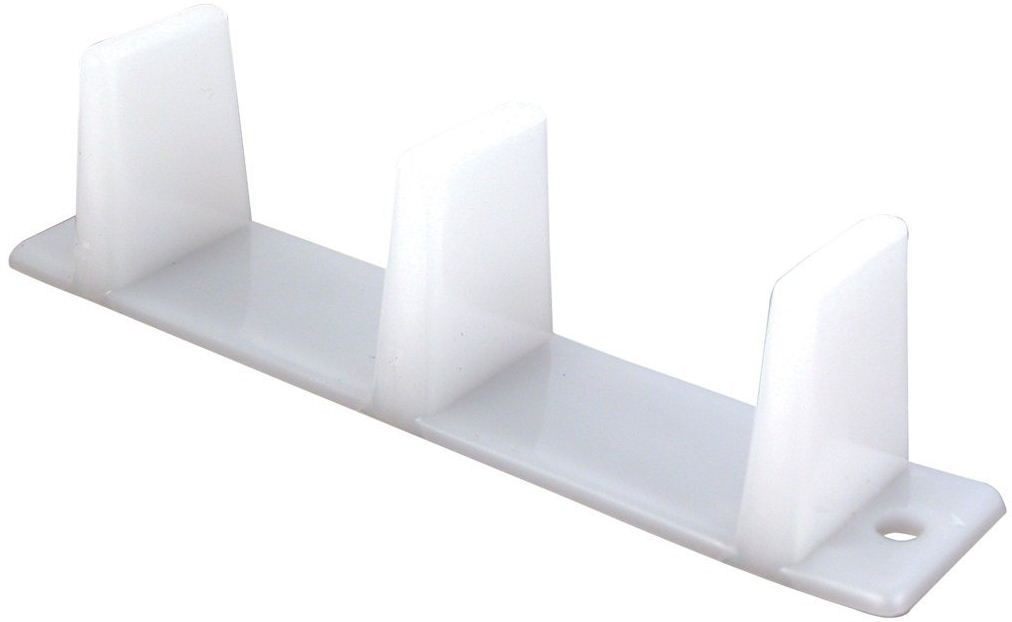 Prime Line N 6563 Wardrobe Door Guide, White
