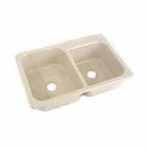 Sterling Plumbing SC3322DBG-0 Double-Basin Kitchen Sink, White