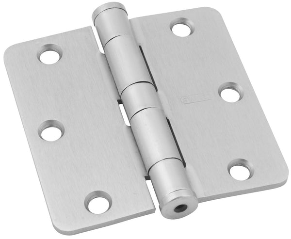 National Hardware S820-761 Door Hinge, Steel, Satin Nickel, 3-1/2" L