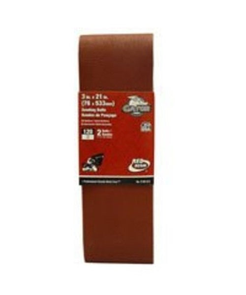 Gator 3160-012 Heavy Duty Resin Bond Power Sanding Belt, 18" x 3", 120 Grit