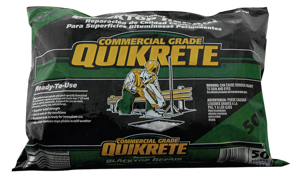 Quikrete 17015-59 Blacktop Repair, Black/Brown, 50 Lb