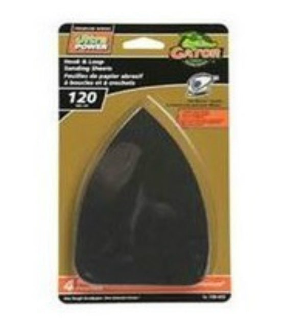 Gator 7701-012  Gator 7701-012 Resin Bonded Sanding Sheet, 5" x 3-1/2", 120 Grit