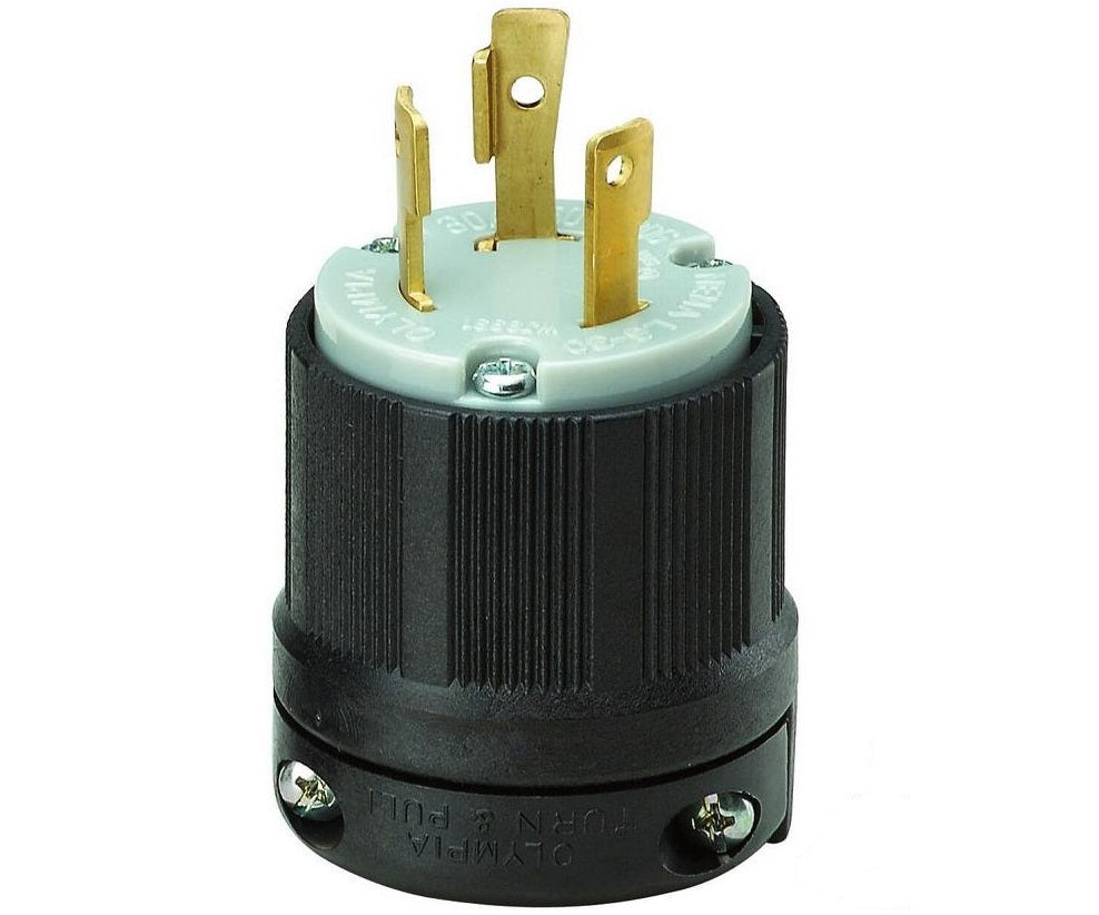 Cooper Wiring L630P Three Wire Grounding Plug,  30 Amp