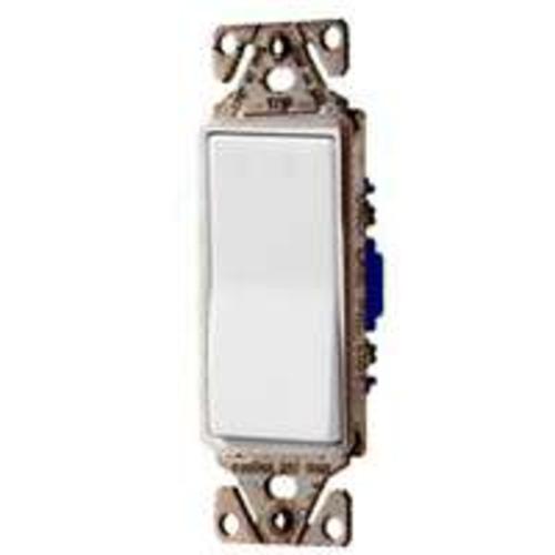 Cooper Wiring 7501W-BOX Decorator Rocker Switch White, 1 Pole