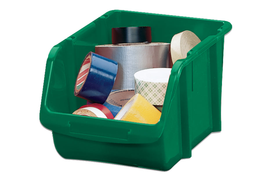 Stack-On BIN-1510 Medium Parts Storage Organizer Bin, Green