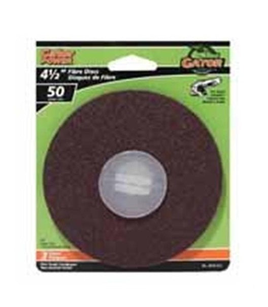 Gator 3072-012 Fiber Disc, 4-1/2" x 7/8", 50 Grit