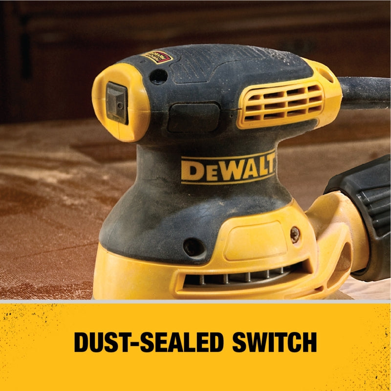 DeWalt DWE6421K Random Orbit Sander, 3 amps