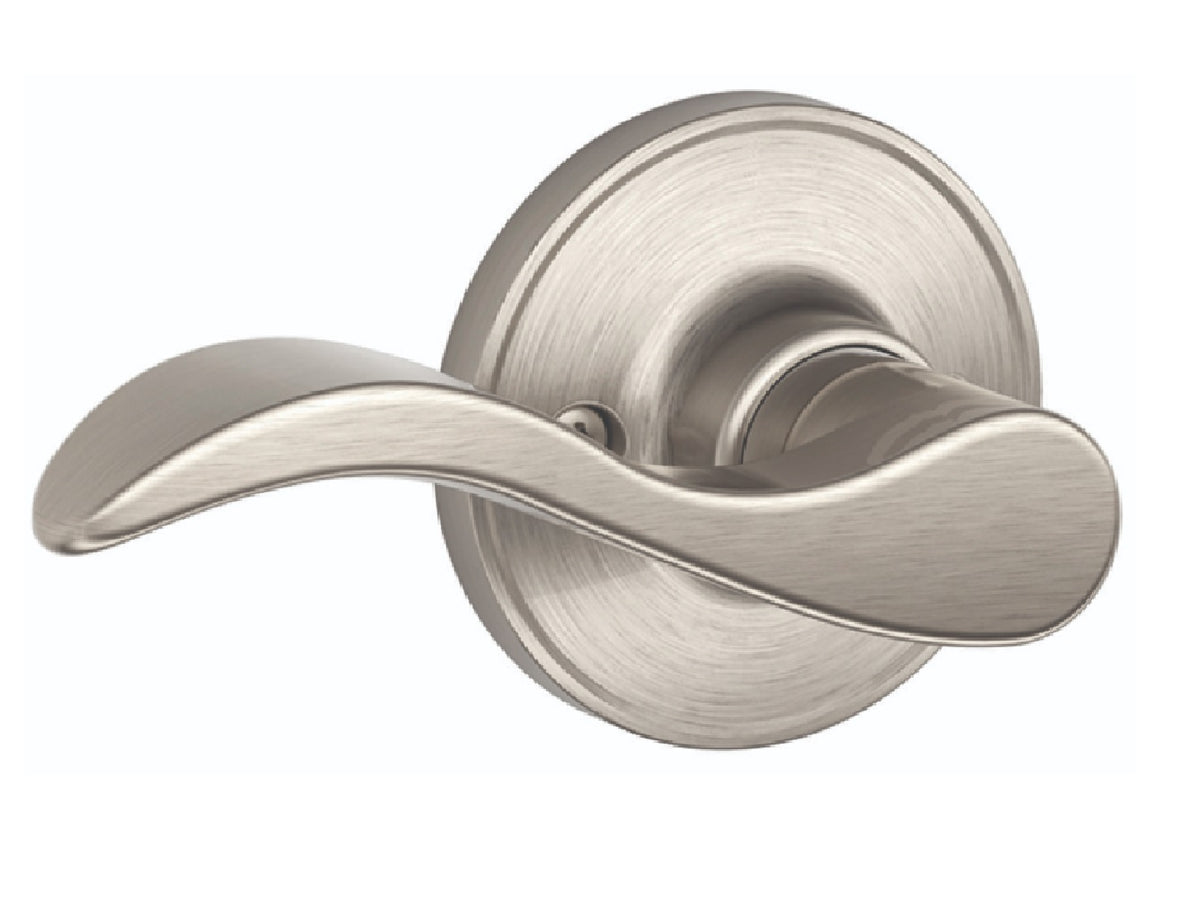 Schlage J170SEV619LH Seville Left Handed Dummy Lever, Satin Nickel