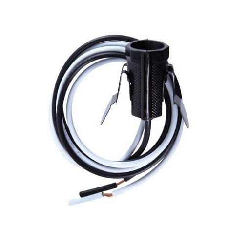 Jandorf 60475 Phenolic Candelabra Socket With Spring Clip, Black