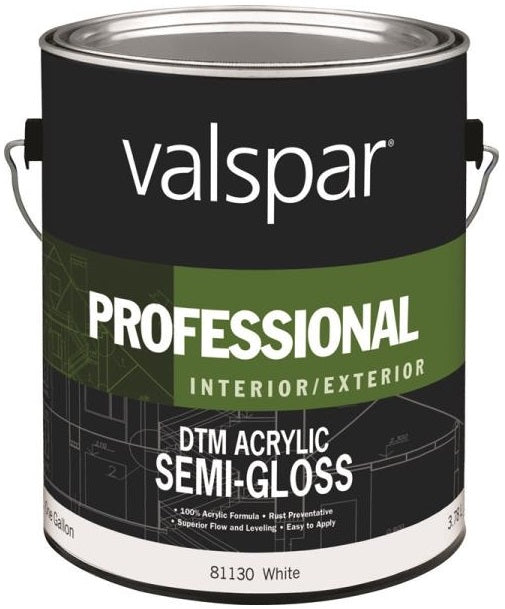 Valspar 81130 Professional Direct To Metal Acrylic Paint, Gallon
