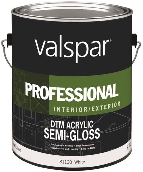 Valspar 81130 Professional Direct To Metal Acrylic Paint, Gallon