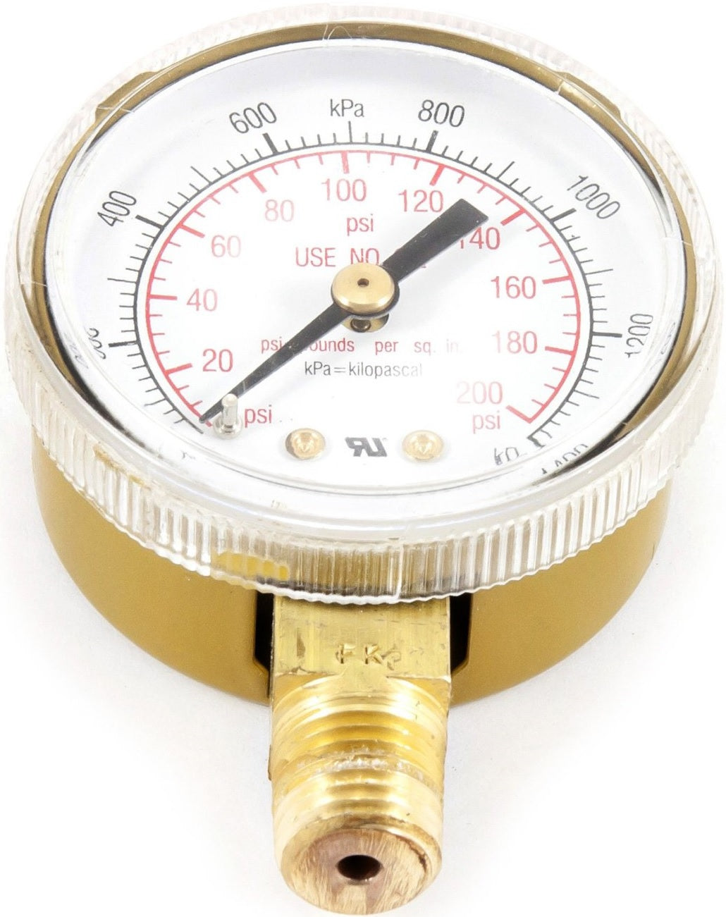 Forney 87729 Oxygen Gauge, 0-200 PSI