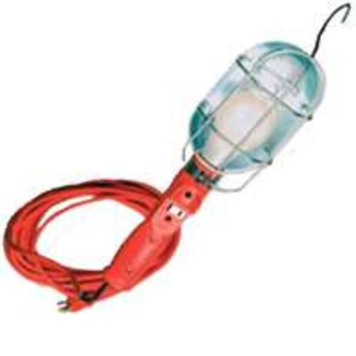 Coleman Cable 0681  Metal Grounded  Worklight, 18/3 X 25 Ft