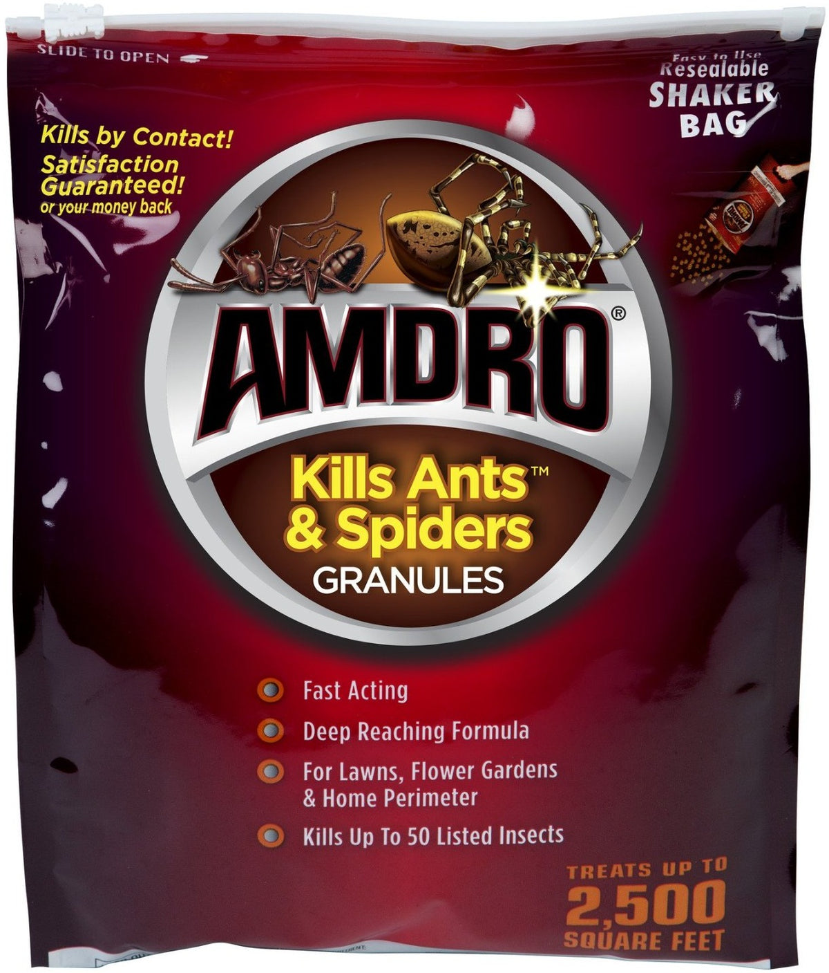 Amdro 100099383 Ants & Spiders Killer Granules, 3 lbs