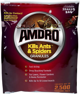 Amdro 100099383 Ants & Spiders Killer Granules, 3 lbs