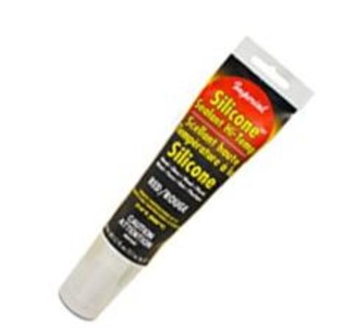 Imperial KK0321 Silicone Sealant, Red Rouge, 2.7 Oz